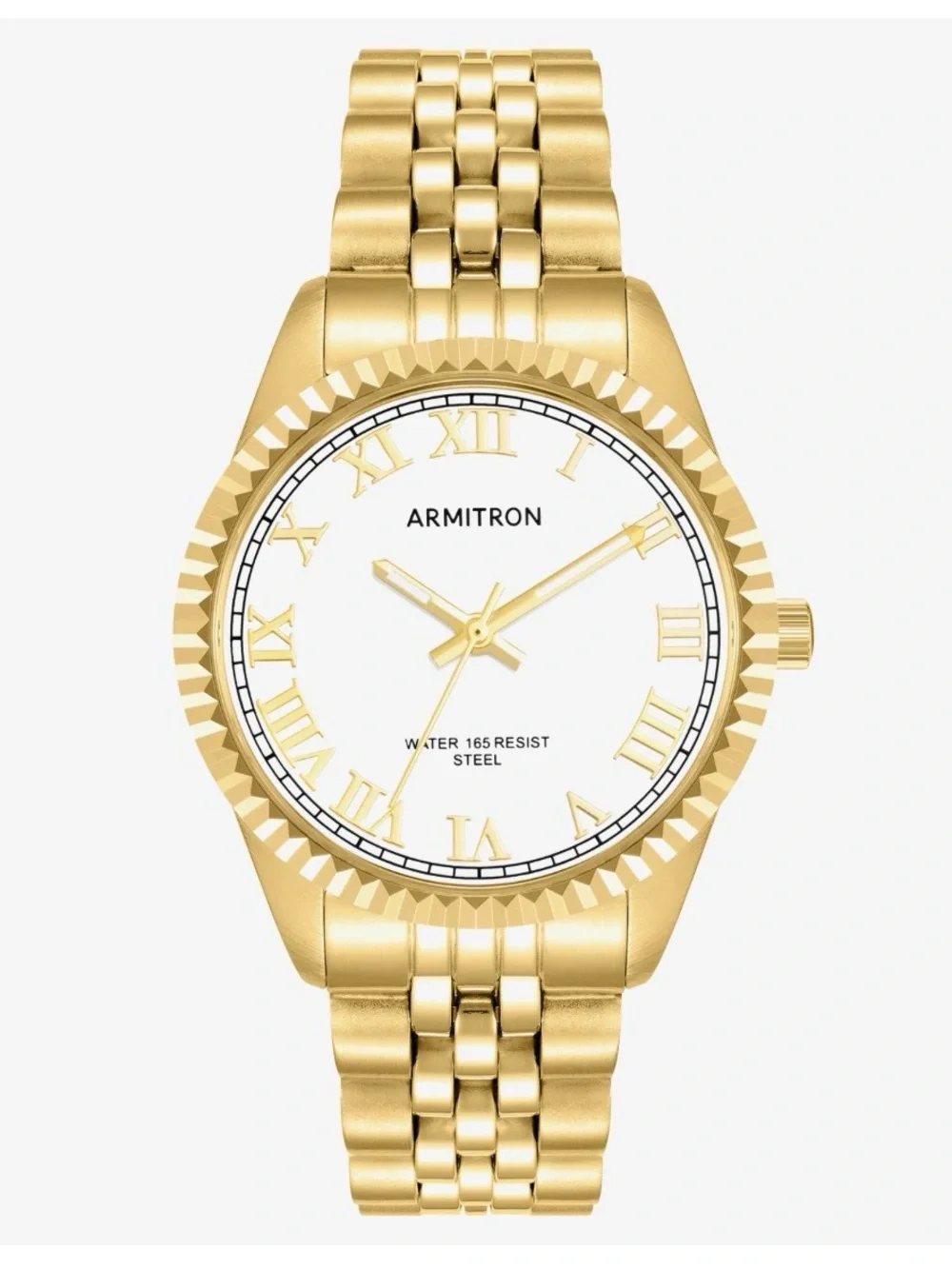 Armitron Gold and White womens Dress Bracelet Watch